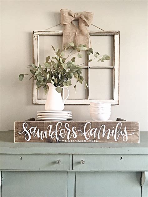 The most common home decor signs material is wood. Last Name Sign Wood | Family Established Sign | Rustic ...