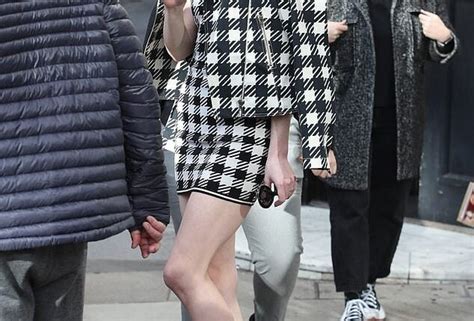 Anya Taylor Joy Puts On A Leggy Display In A Checked Minidress Sound