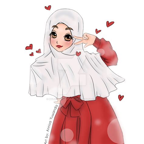 Beautiful Muslimah Hijab Girl 10 By Mylucidheartwork On