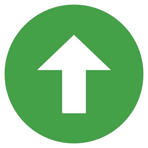 Fileeo Circle Green Arrow Upsvg Wikimedia Commons