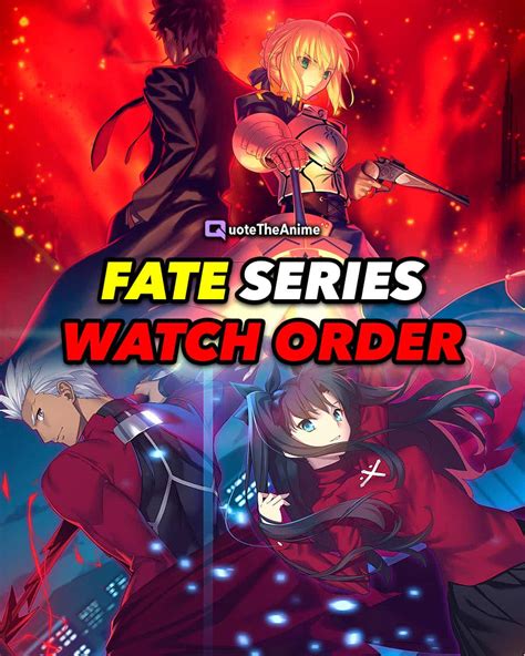 Update More Than 82 Fate Series Order Anime Best Induhocakina