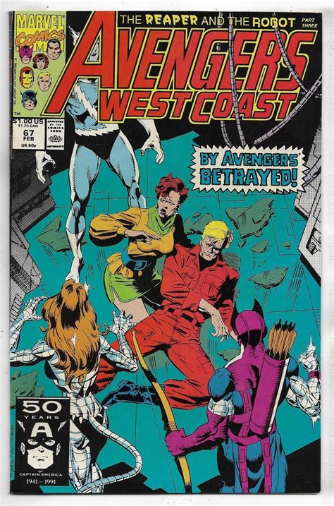 West Coast Avengers 1991 67 Very Fine Ebay