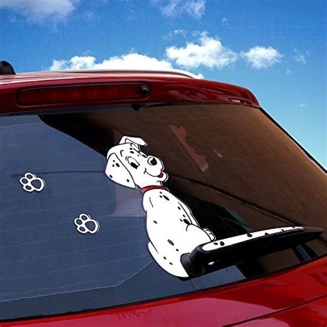 Car Rear Window Decalsrylybons Funny Car Auto Body Sticker Dog Moving