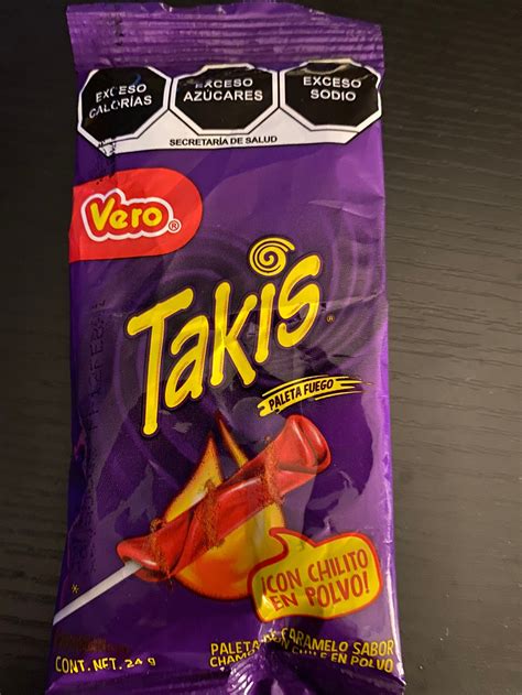 Takis Paleta Lollipop Fuego Con Chilito En Polvo With Chili Etsy