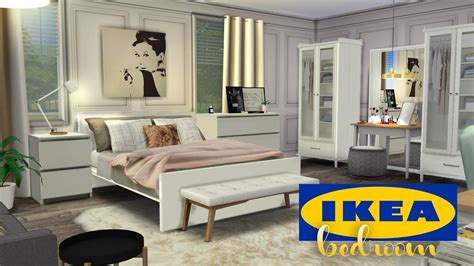 Ikea Bedroom Cc The Sims 4 Speed Room Build Bedroom Set Ikea