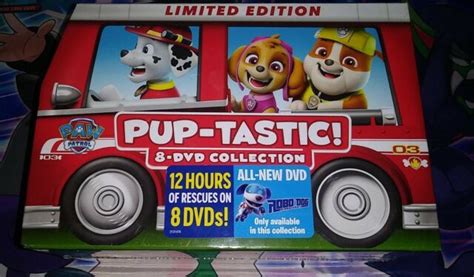 Paw Patrol Pup Tastic 8 Dvd Collection Dvd Ltd Ed Boxed Set Widescre