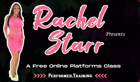 Rachel Starr Launches Free Online Platforms Class At Performer Training