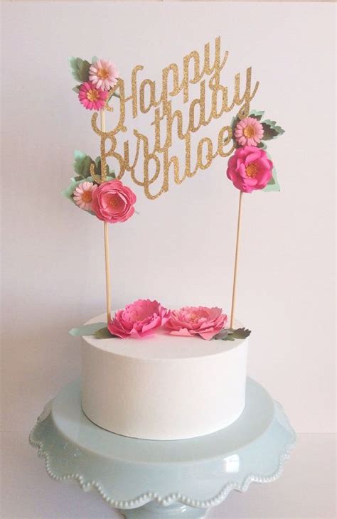 Diy Cake Toppers Becoration