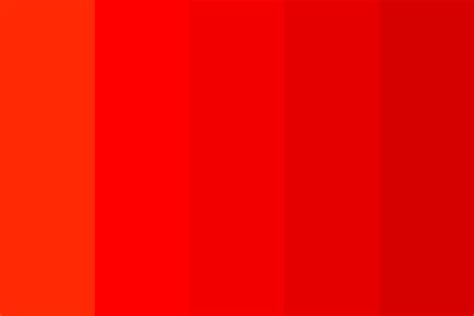 Fire Red Color Palette