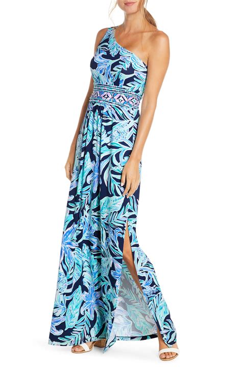 Lilly Pulitzer® Malia One Shoulder Maxi Dress Nordstrom Maxi Dress