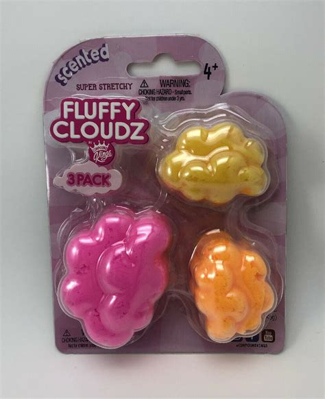 Slime Compound Kings Fluffy Cloudz Scented 3 Pack Super Stretchy 86 Oz