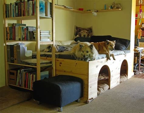 10 Bed Frame With Dog Bed Built In Decoomo