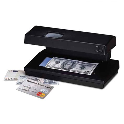 Portable mini uv money detector pen money counterfeit detector pen main functions 1)suitable for most of currency in the world, such as us dollar, euro, pound sterling, 2)canada dollar and son on. AccuBanker D64 Counterfeit Money Detector UV/WM/MG/MP