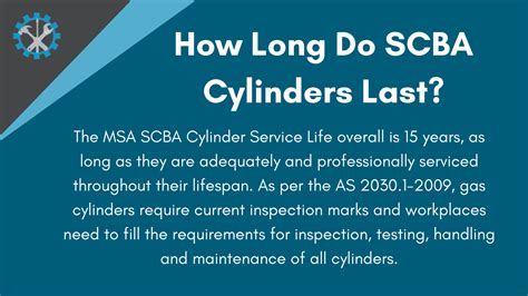 MSA SCBA Cylinder Service Life How Long Do Cylinders Last