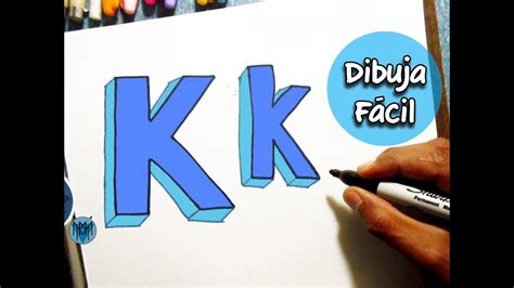 Cómo Dibujar La Letra K En 3d Dibustrador Art Youtube