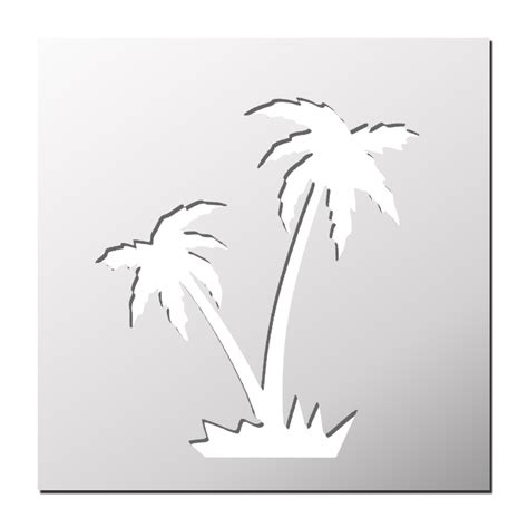 Pochoir Palmier | Pochoir, Pochoirs imprimables gratuits, Palmier dessin