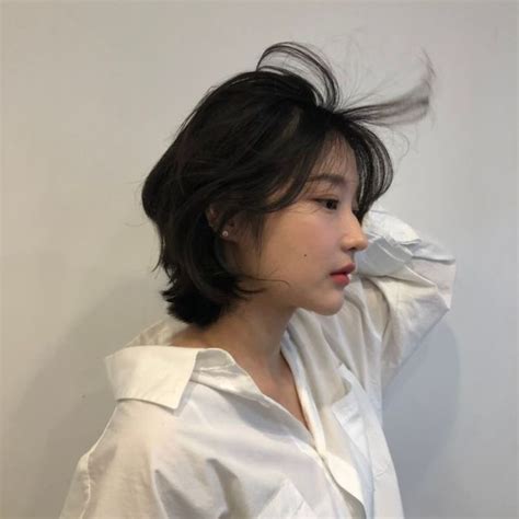 𝚓𝚎𝚗𝚗𝚢 Korean short hair Asian short hair Shot hair styles