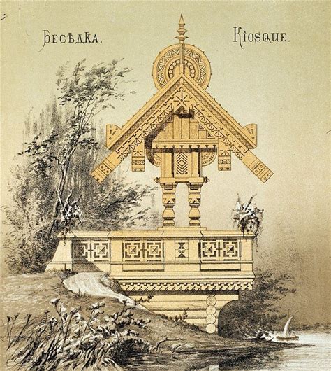 Prerevolutionary Architecture | Russian architecture, Architecture drawing, Wooden architecture
