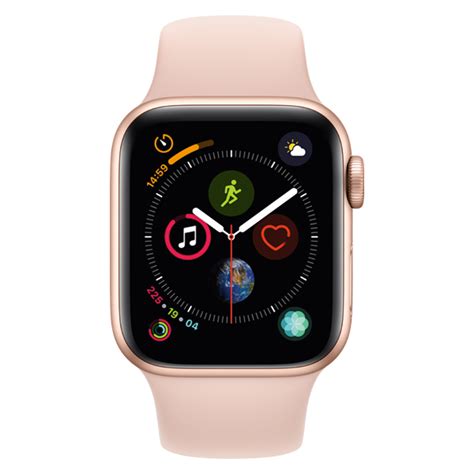 Apple Watch S4 Gps 40mm Gold Pink Sand Sport Band Mu682wb