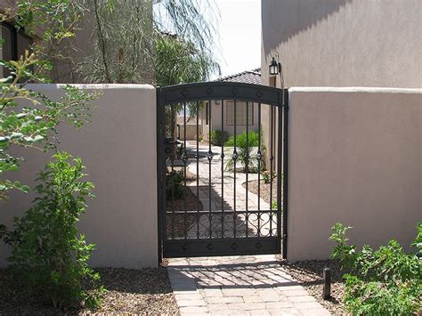 Solution For Troubled Courtyard Gates Rite A Way Az Garage Door