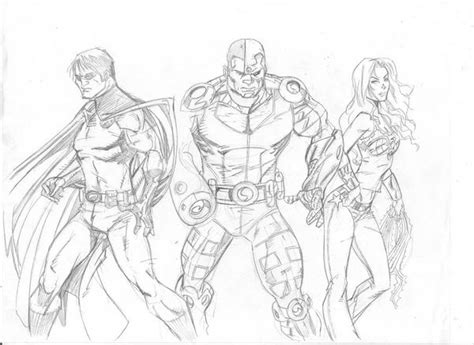 Teen Titans Sketch By Eduardogarciag On Deviantart