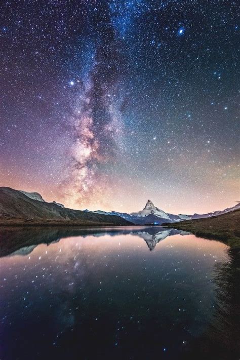 Matterhorn Switzerland Night Sky Photography Landscape Photography