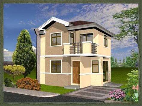 Low Budget Simple 50 Sqm House Design 2 Storey Home And