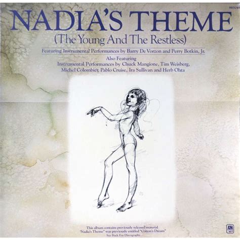 Nadias Theme By Barry De Vorzon Perry Botkinjr Lp With Rarissime