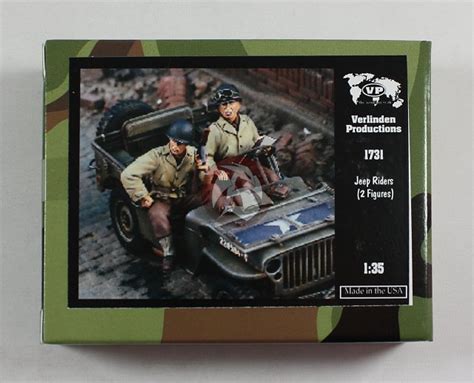 Verlinden 135 Jeep Riders Us Gis Seated Willys Mb Jeep Wwii 2