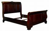 Images of Mahogany Queen Sleigh Bed