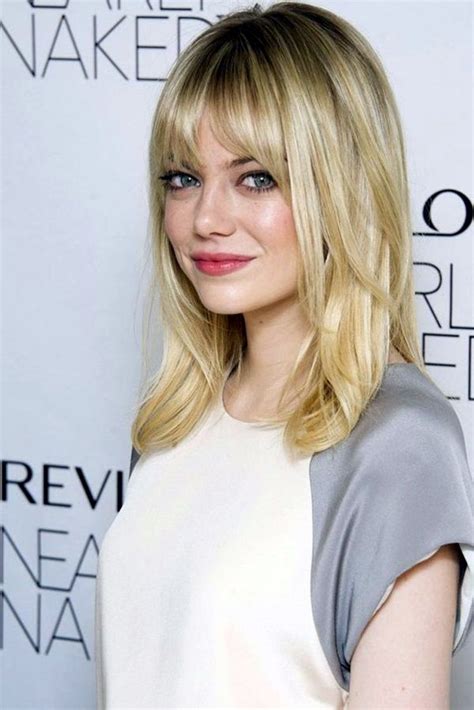 45 Hairstyles For Round Faces To Make It Look Slimmer Latest Fashion Trends Bangs With Medium