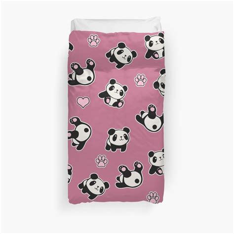 'Panda pattern' Duvet Cover by ValentinaHramov | Duvet cover pattern, Pattern s, Pattern