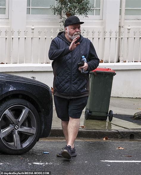 Kyle Sandilands And John Ibrahim Leave A Meeting In Kings Cross Daily Mail Online