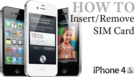 Punch out your correct sim size when you receive your sim kit in the mail. iPhone 4S How To: Insert / Remove a SIM Card - YouTube