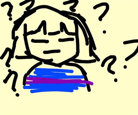 Frisk Is Confused Drawception