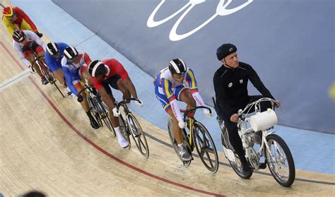 Olympic Track Cycling Pacer Follows Custom By Riding Slowly The New