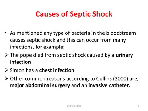 This can result in low blood. Septic shock Pathophysiology