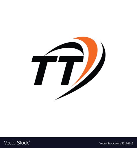 Tt Monogram Logo Royalty Free Vector Image Vectorstock