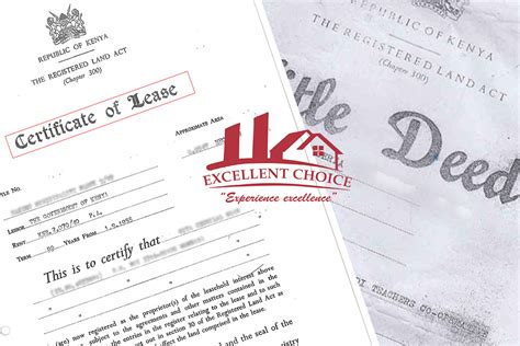 A Guide To Different Title Deeds And How To Obtain One In Kenya