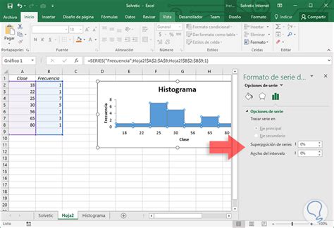 Cómo Crear Histograma Y Mostrar Tendencias En Excel 2016 Solvetic