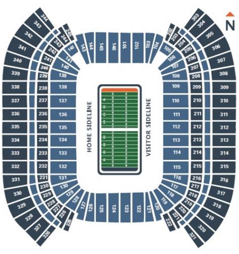 Titans Stadium Seating Chart Stadium Seating Chart
