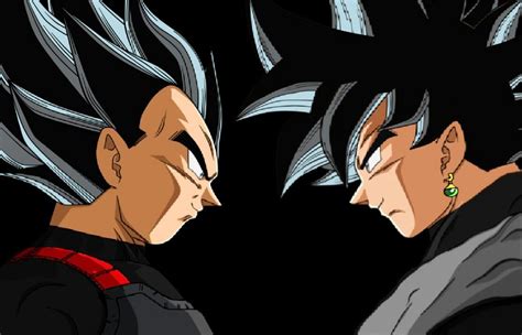 Vegeta Black And Goku Black Dragon Ball Dragon Ball Z Dragon Ball
