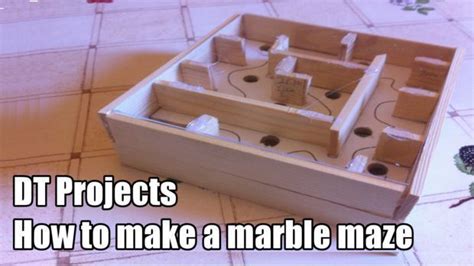 How To Make A Marble Mazelabyrinth Marble Maze Wooden Labyrinth