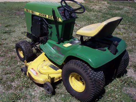 2 John Deere 116 Lawn And Garden Tractor Mowers Nex Tech Classifieds