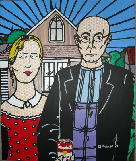 Vector subculture pop art surprised woman face with open mouth. Pop art American Gothic by kirstencluettart on DeviantArt