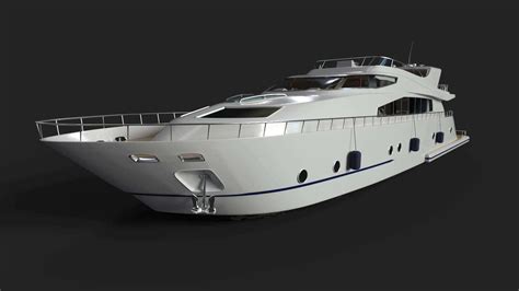 Luxury Yacht 3d Model By Ef3design