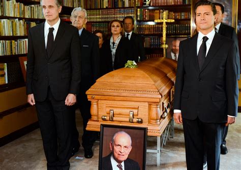 Peña Nieto Asiste Al Funeral De Lorenzo Servitje N