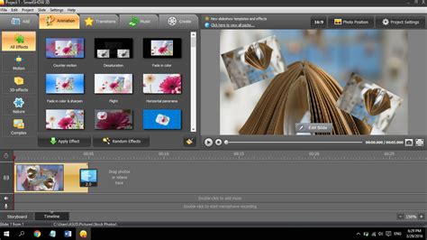 This free tool is available for free on the microsoft website, and comes bundled with windows essential tools. Create photo slideshows with music with SmartSHOW 3D Windows | dotTech