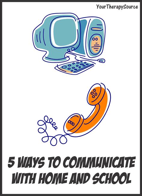 5 Ways to Communicate with Parents and Teachers | Your Therapy Source ...