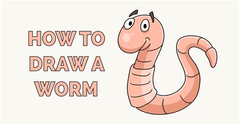 How To Draw A Worm Really Easy Drawing Tutorial